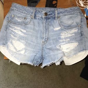 American Eagle Hi-Rise shorts
